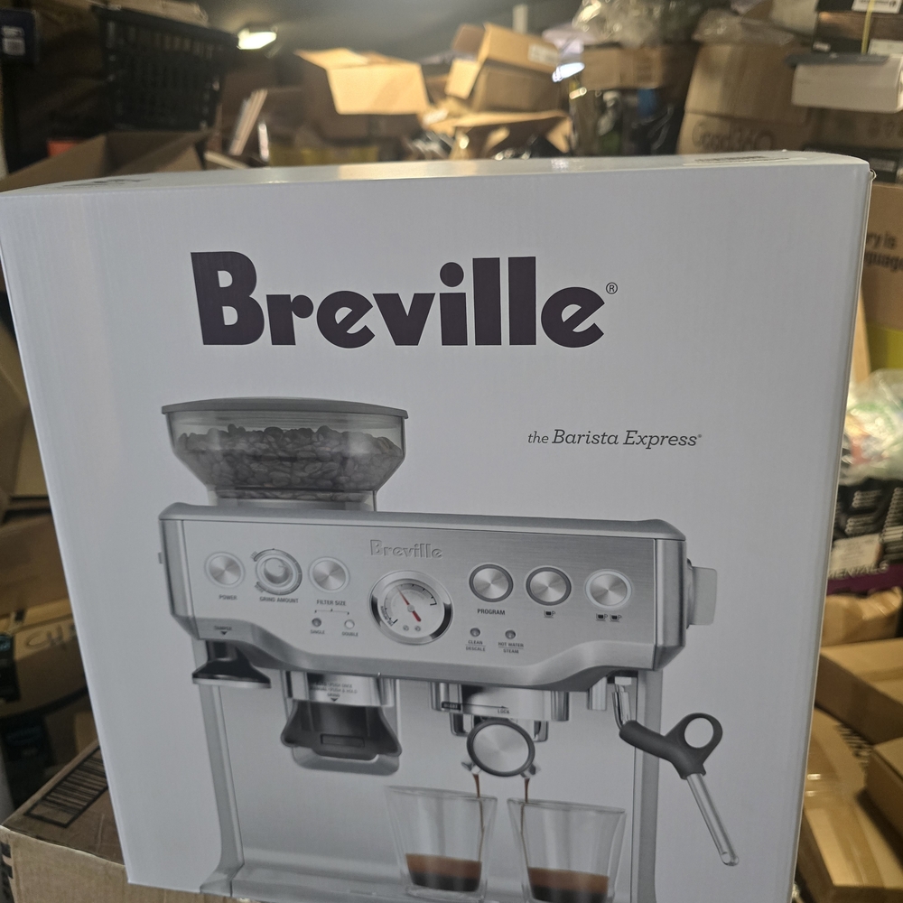 Breville Barista Express Espresso Machine - Silver